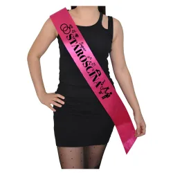 Szarfa FUKSJA Ślub Super Starościna